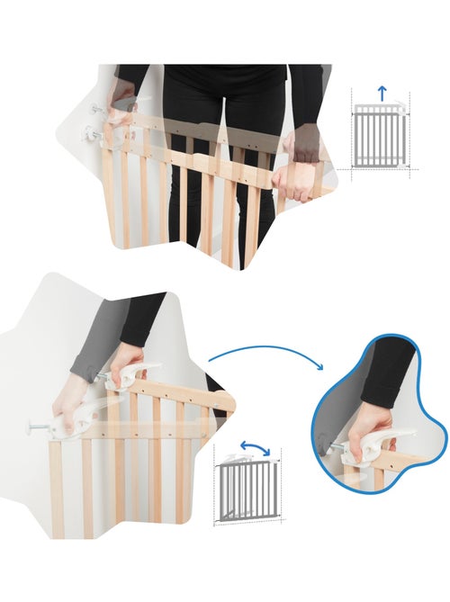 Barrera de seguridad extensible Deco Pop 'Badabulle' - Kiabi