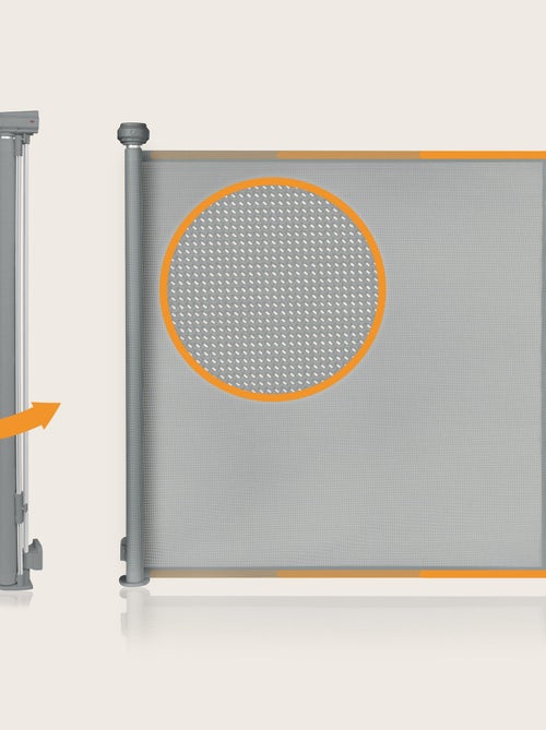 Barrera de seguridad retráctil - LIONELO Thea - 85 x 145 cm - Sin umbral - Gris - Kiabi