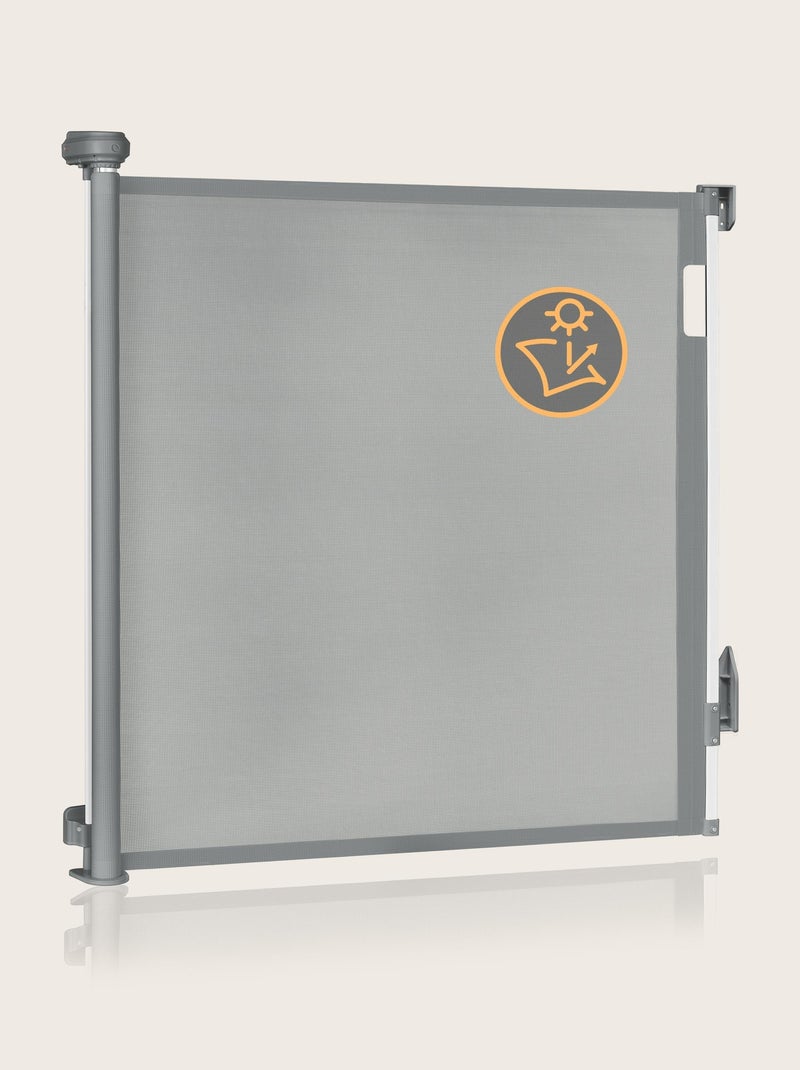 Barrera de seguridad retráctil - LIONELO Thea - 85 x 145 cm - Sin umbral - Gris Gris - Kiabi
