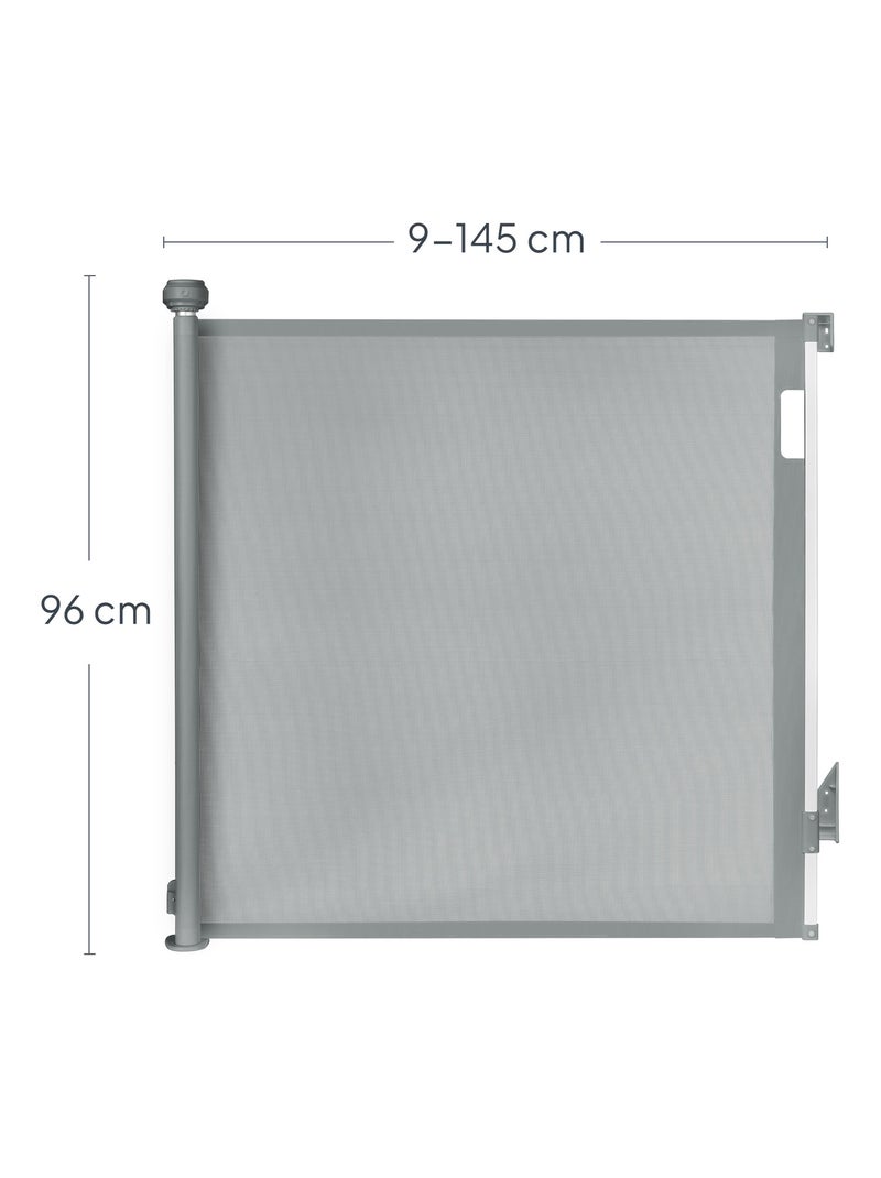 Barrera de seguridad retráctil - LIONELO Thea - 85 x 145 cm - Sin umbral - Gris Gris - Kiabi