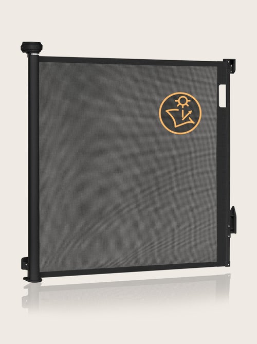 Barrera de seguridad retráctil - LIONELO Thea - 85 x 145 cm - Sin umbral - Negra - Kiabi