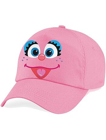 Barrio Sésamo Abby Cadabby Face Gorra Infantil, Rosa