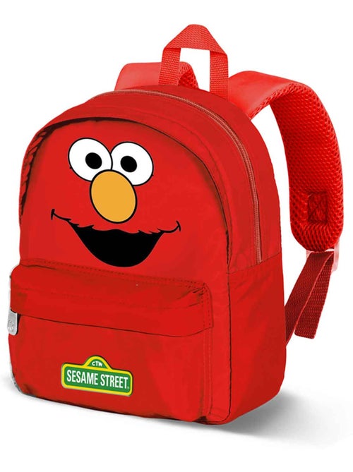 Barrio Sésamo Elmo Face Mochila Preescolar Joy, Rojo - Kiabi