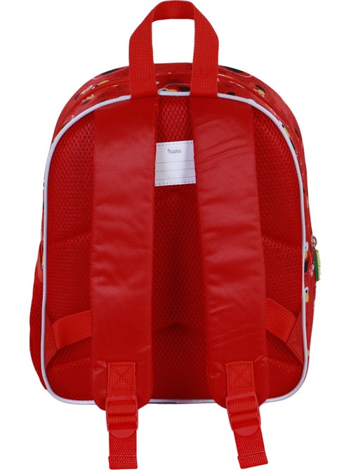 Barrio Sésamo Elmo Happy Mochila 3D Elite, Rojo - Kiabi