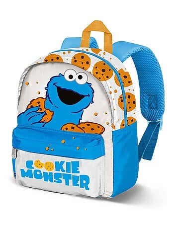 Barrio sésamo monstruo de las galletas cookie mochila preescolar joy, blanco