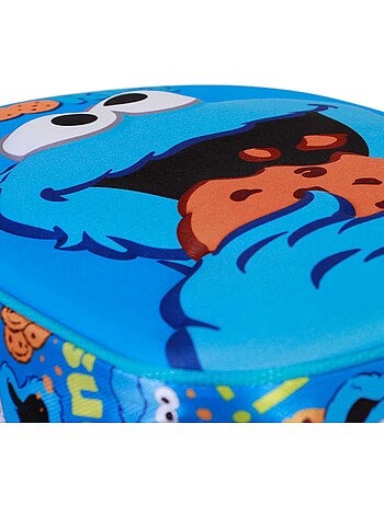 Barrio sésamo monstruo de las galletas eat mochila 3d elite, azul