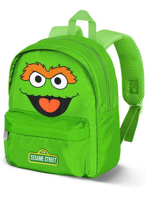 Barrio Sésamo Oscar Face Mochila Preescolar Joy, Verde - Kiabi Barrio Sésamo Oscar Face Mochila Preescolar Joy, Verde - Kiabi