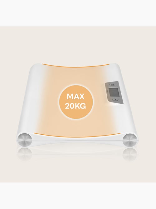 Báscula electrónica para bebés LIONELO - 20 kg - Función tara - Memoria de última medición - Kiabi