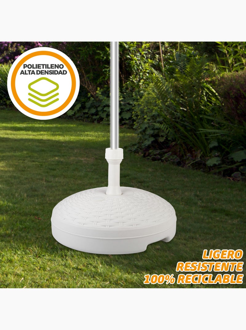 Base para sombrilla circular 19-33 mm Aktive Blanco - Kiabi