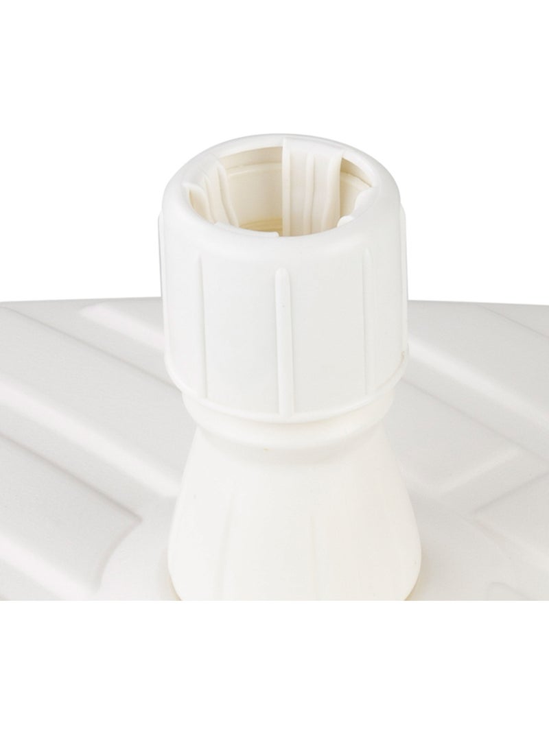 Base para sombrilla cuadrada Ø33-48 mm Aktive Blanco - Kiabi