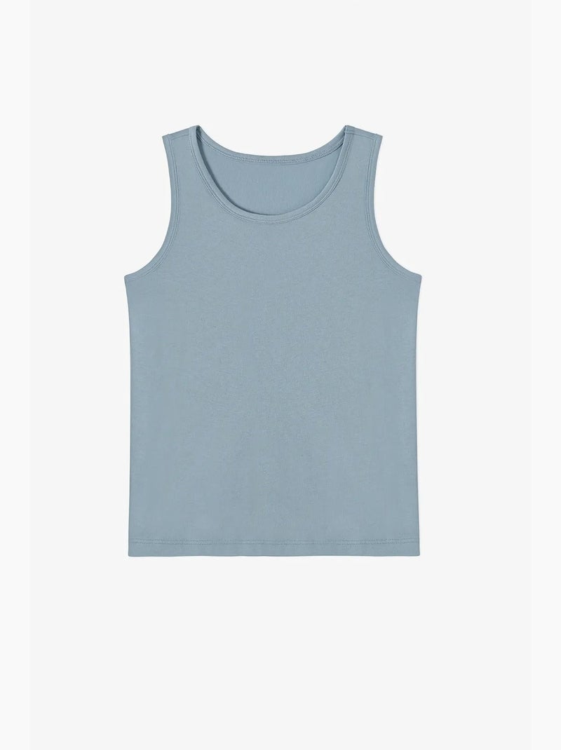 Basic pack de 3 camisetas de tirantes penti Blanco - Kiabi