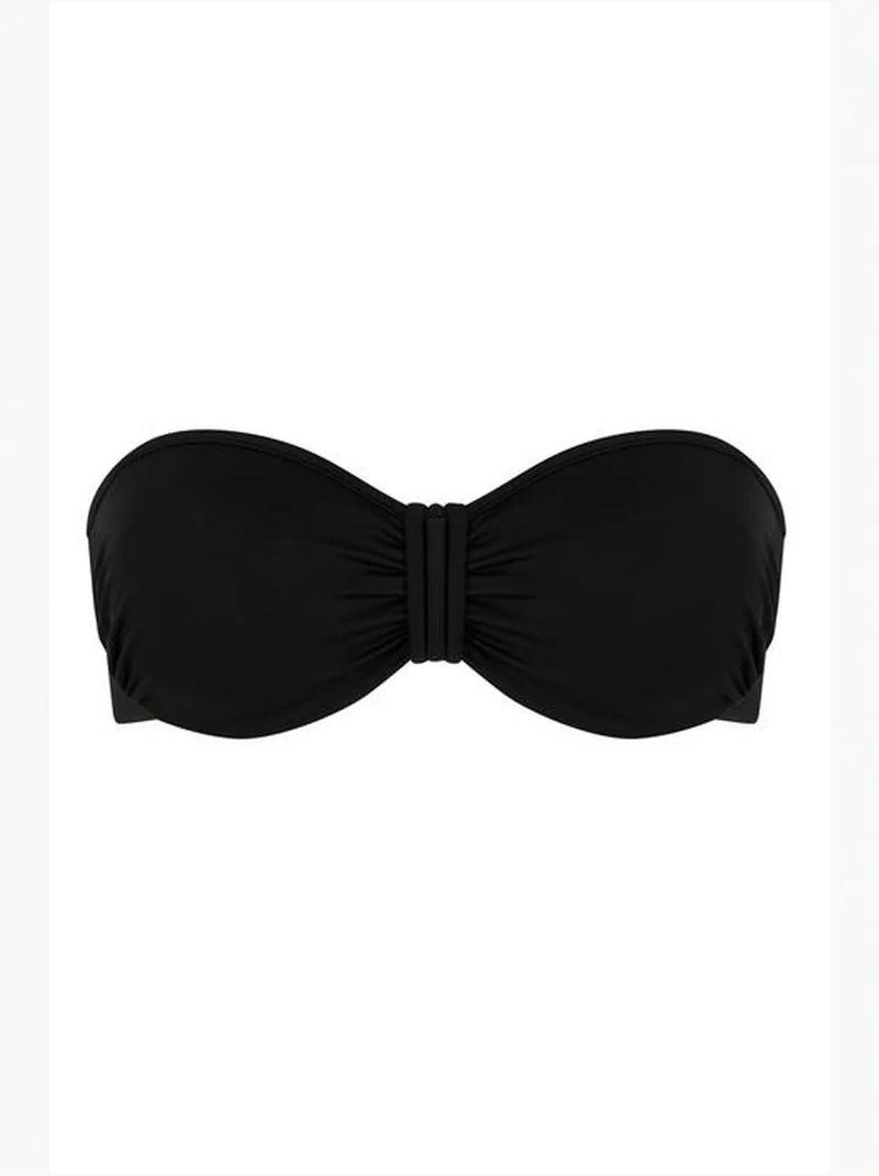 Basic pop top de bikini push-up con relleno extra penti Negro - Kiabi