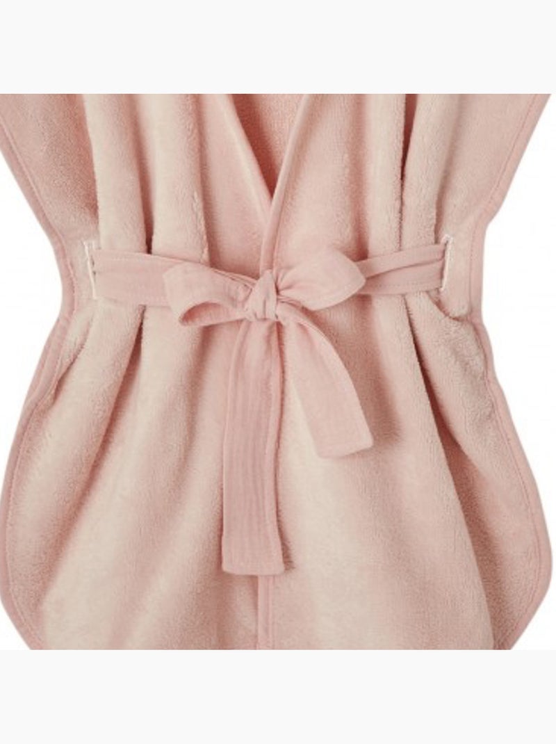 Bata con capucha de bambú para bebé y niño | BB&CO Rosa claro - Kiabi