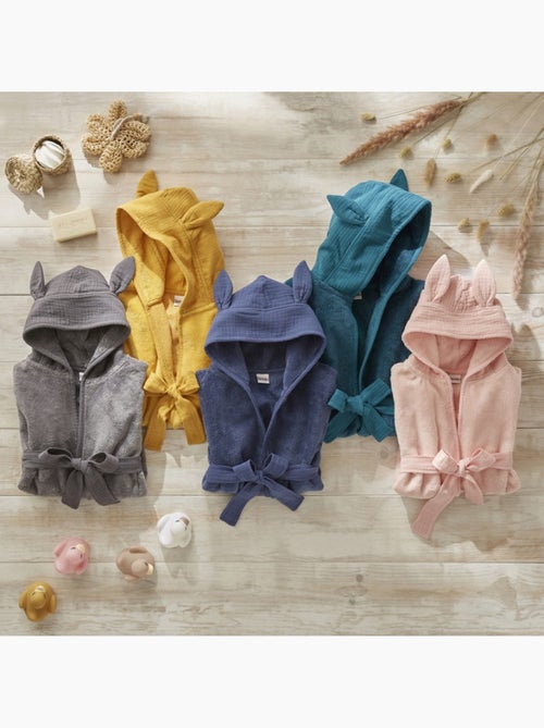 Bata con capucha de bambú para bebé y niño | BB&CO - Kiabi