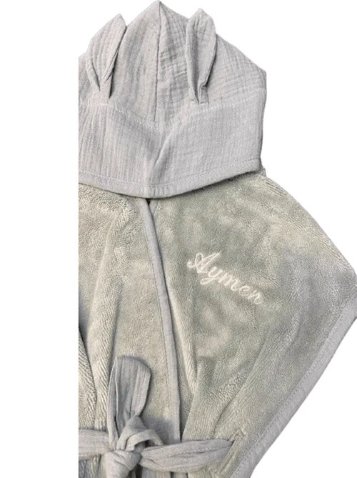 Bata con capucha de bambú para bebé y niño | BB&CO - Kiabi Bata con capucha de bambú para bebé y niño | BB&CO - Kiabi