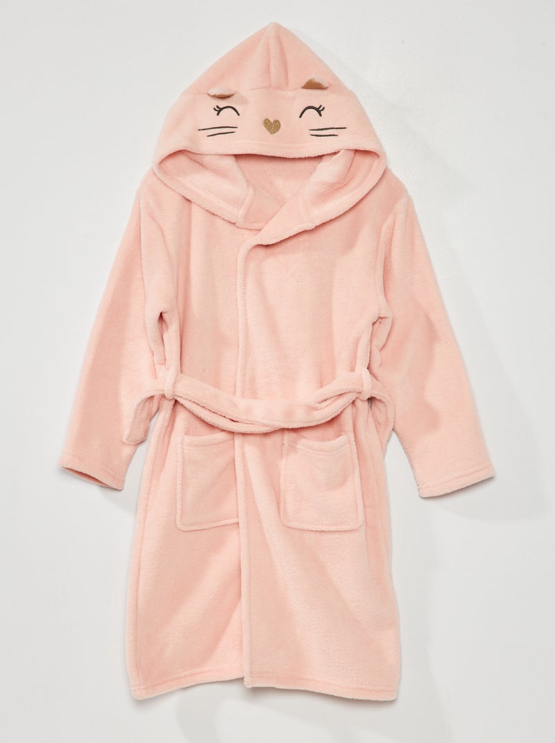 Bata con capucha ROSA - Kiabi