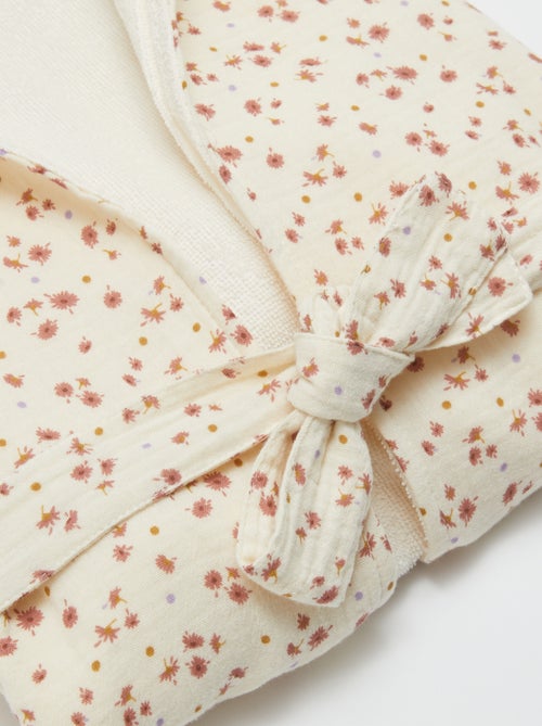 Bata de rizo y gasa de algodón - Kiabi Home - Kiabi