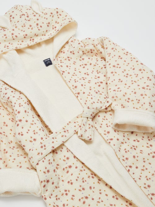 Bata de rizo y gasa de algodón - Kiabi Home - Kiabi