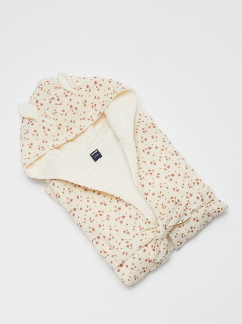Bata de rizo y gasa de algodón - Kiabi Home - Kiabi