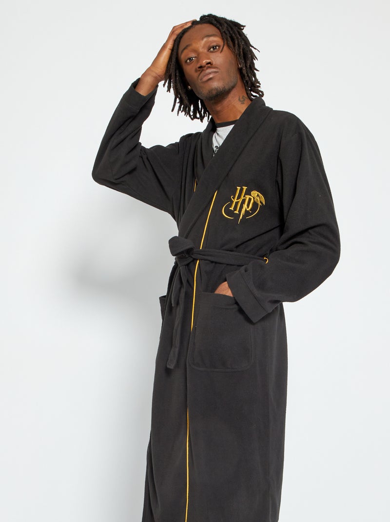Bata de tejido polar 'Harry Potter' negro - Kiabi