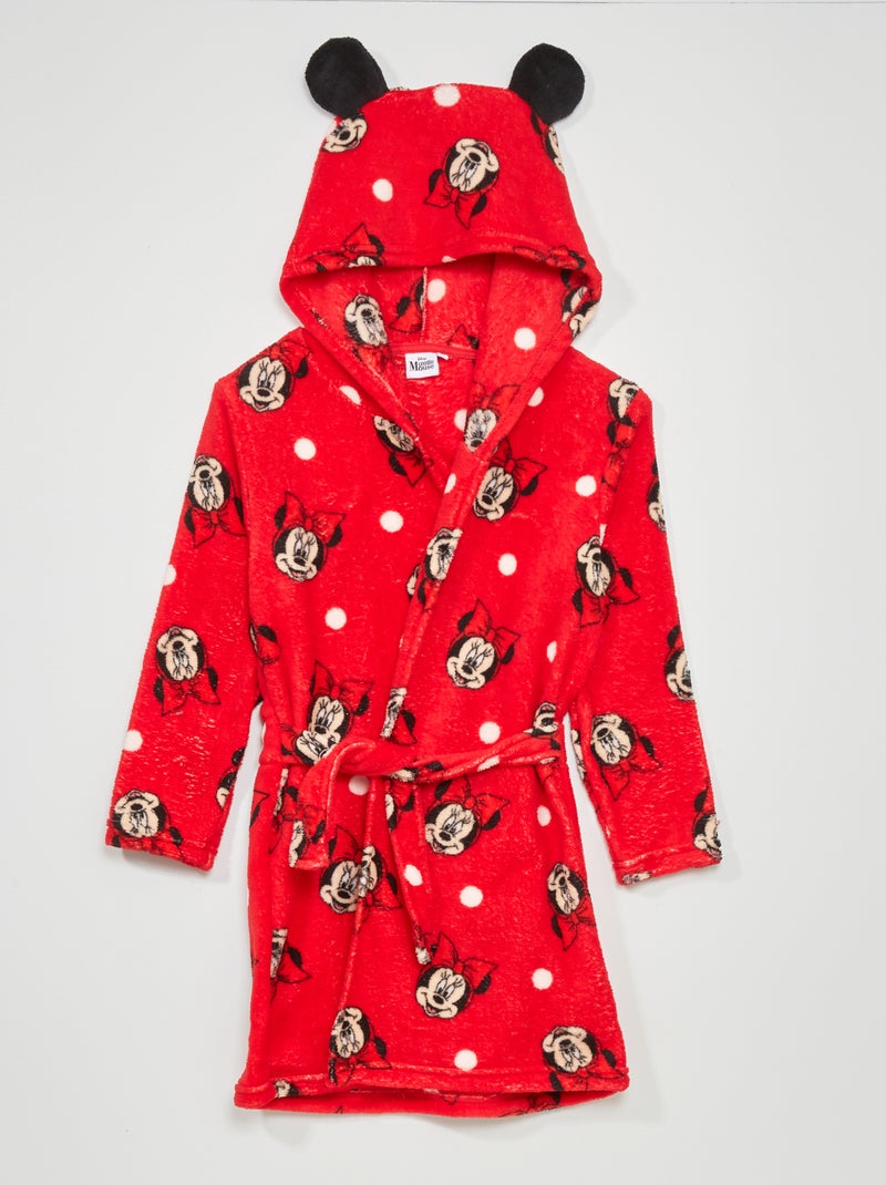 Bata de tejido polar 'Minnie' 'Disney' rojo - Kiabi