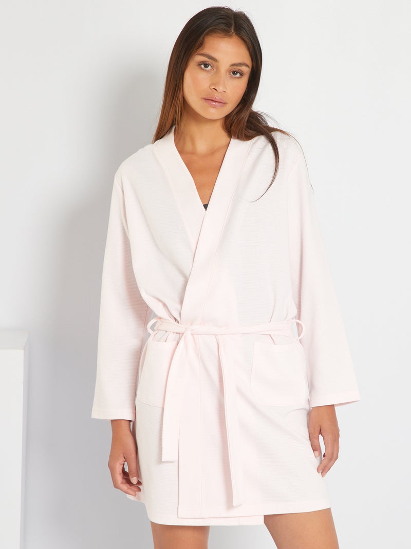 Bata efecto gofrado ROSA - Kiabi