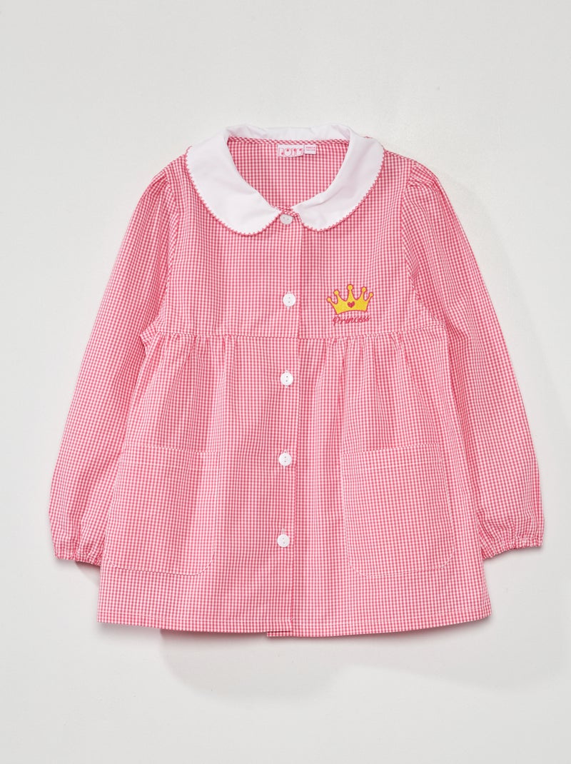 Bata escolar con corte evasé ROSA - Kiabi
