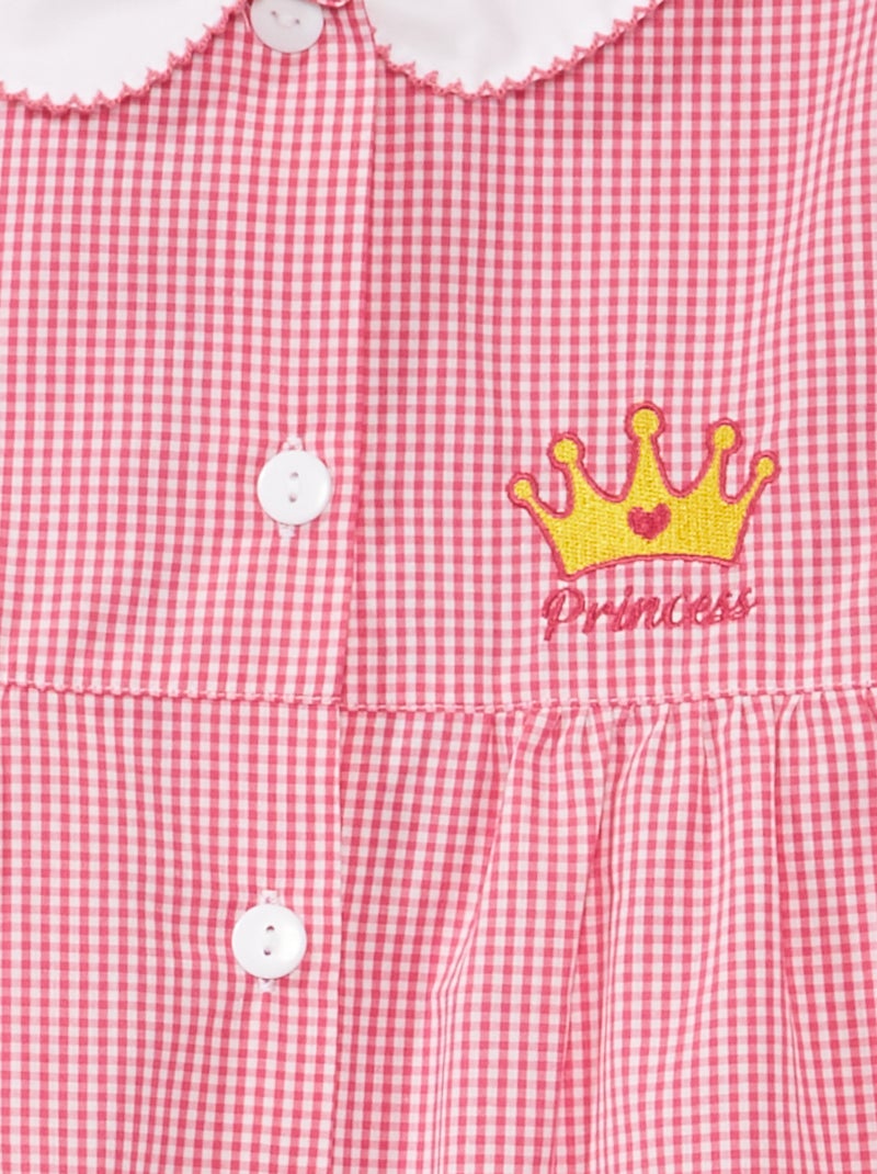 Bata escolar con corte evasé ROSA - Kiabi
