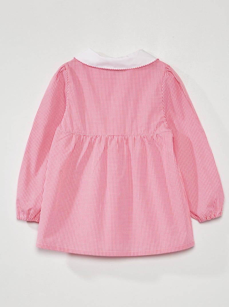 Bata escolar con corte evasé ROSA - Kiabi
