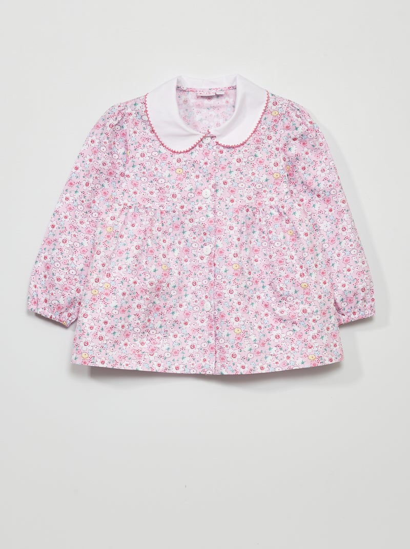 Bata escolar de flores ROSA - Kiabi
