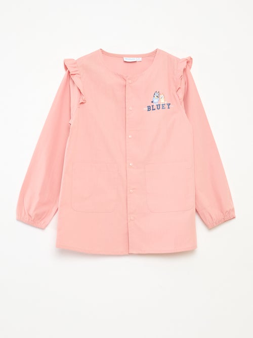 Bata escolar de popelina estampada 'Bluey' - Kiabi