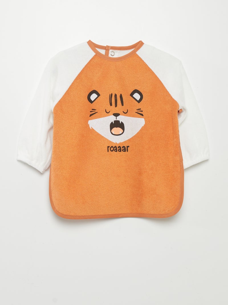 Bata escolar de rizo NARANJA - Kiabi