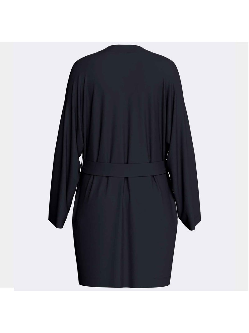 Bata kimono mujer lyocell | Impetus Azul - Kiabi