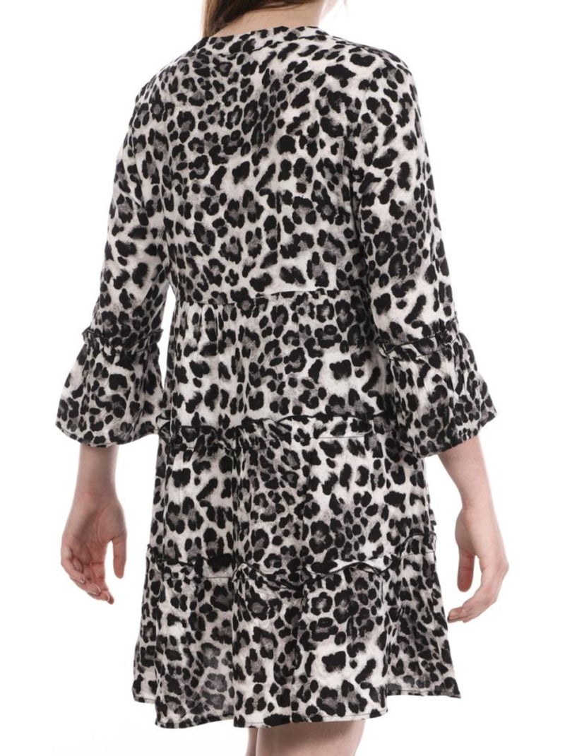Bata leopardo mujer vero moda easy Gris plateado - Kiabi