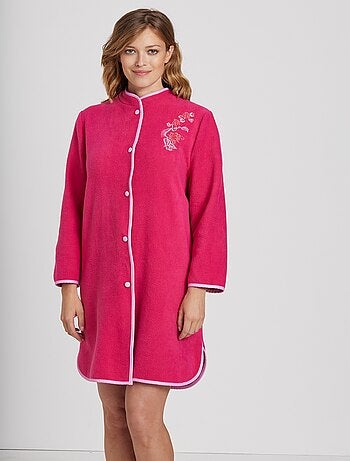 Bata línea corta bordada - Afibel