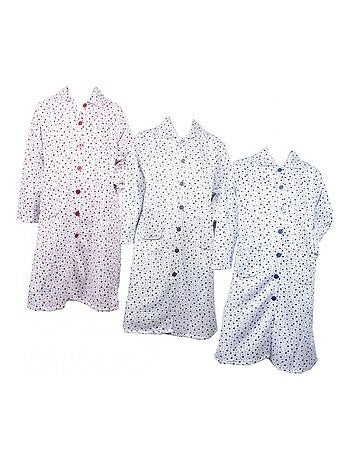 Bata Mujer Acolchada - Pack de 3