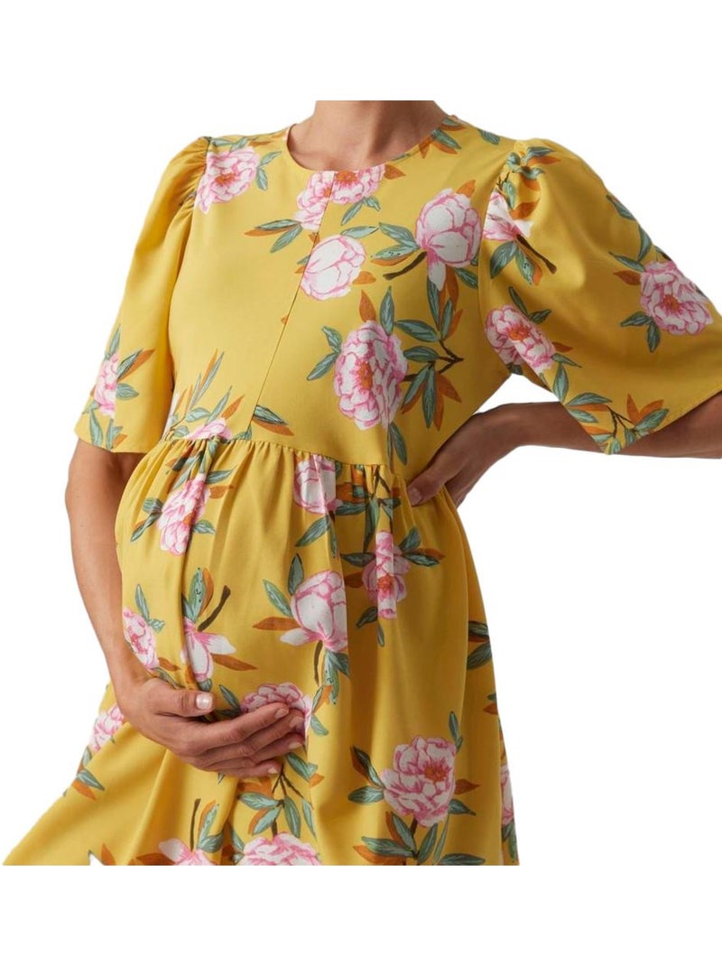 Bata playera premamá Mamalicious Amarillo - Kiabi