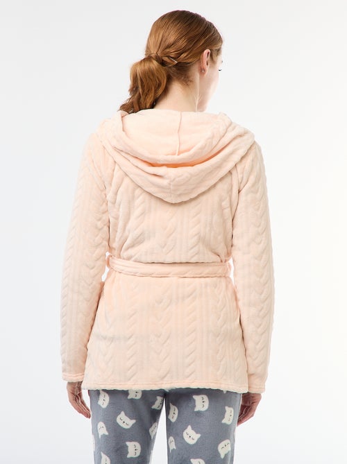 Bata suave de forro polar - Kiabi