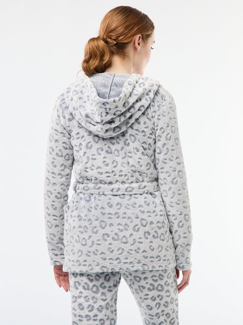 Bata suave de forro polar - Kiabi