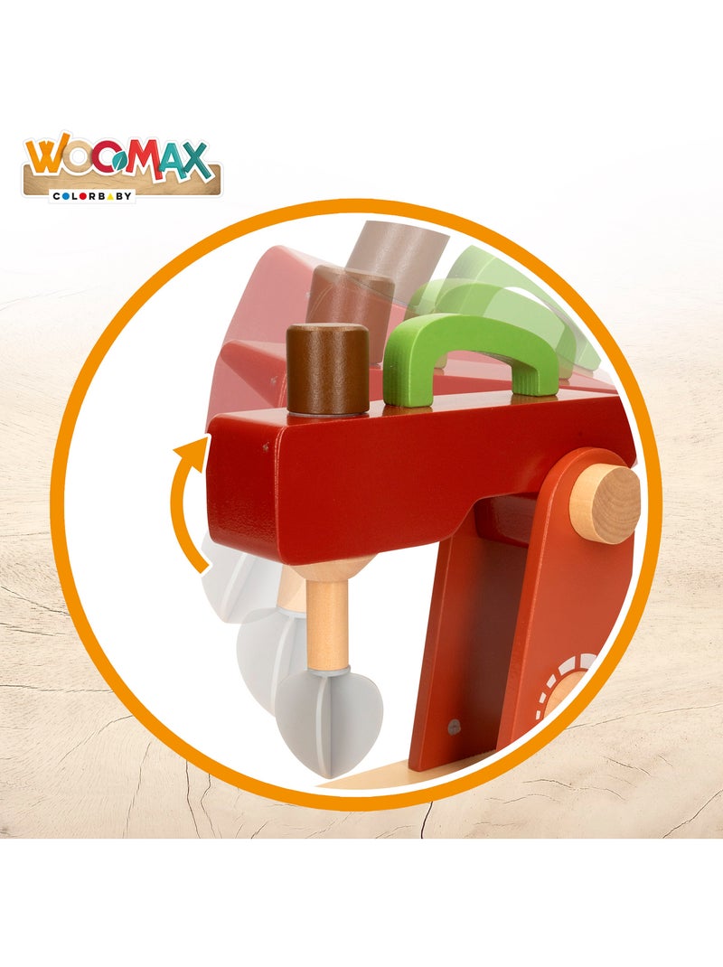 Batidora de juguete de madera con accesorios WOOMAX N/D - Kiabi