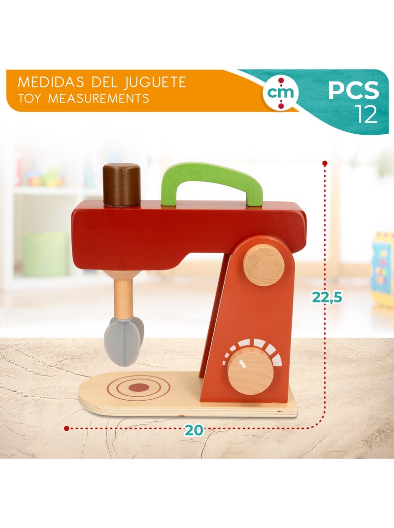 Batidora de juguete de madera con accesorios WOOMAX N/D - Kiabi