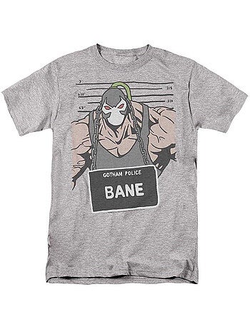 Batman - Camiseta de Bane Diseño Fotografía para la Ficha Policial para Adultos Unisex