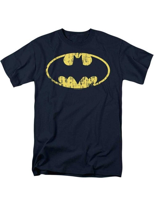 Batman - Camiseta Diseño Logo Envejecido para Adultos Unisex - Kiabi Batman - Camiseta Diseño Logo Envejecido para Adultos Unisex - Kiabi