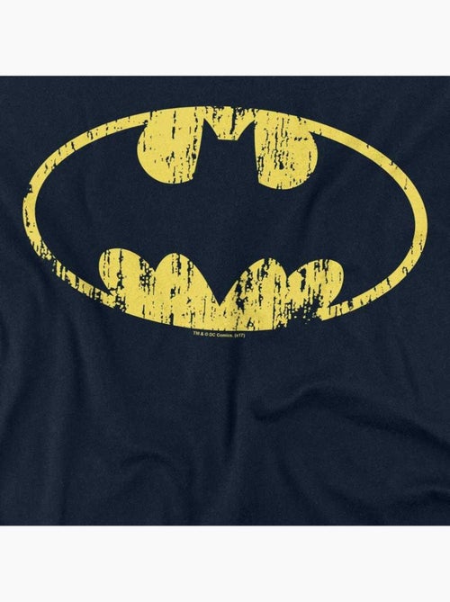 Batman - Camiseta Diseño Logo Envejecido para Adultos Unisex - Kiabi Batman - Camiseta Diseño Logo Envejecido para Adultos Unisex - Kiabi