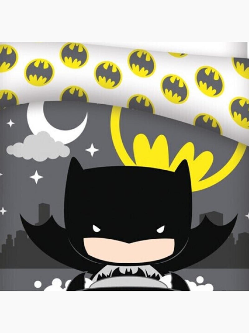 Batman - Juego de sabanas infantil algodón orgánico reversible DC Kids - Funda nórdica 140x200 cm Multicolor - Kiabi