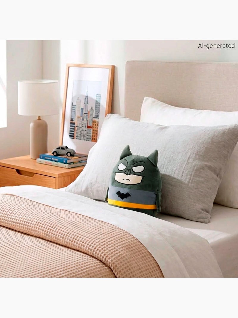 Batman almohada peluche 22 cm + 3 años Gris - Kiabi
