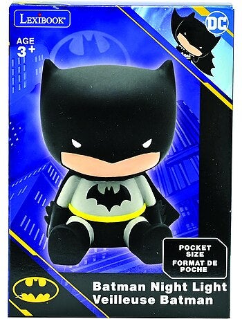 Batman dise?o 3D cambio de color luz de noche de bolsillo aprox 13cm