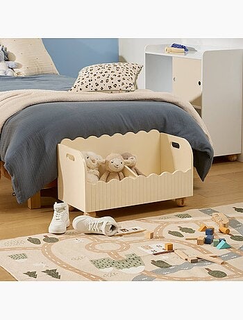 Baúl abierto infantil bouli 60x36x30 cm beige