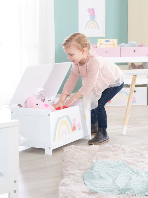 Baúl para juguetes con cierre suave 'Roba Peppa Pig' - Kiabi