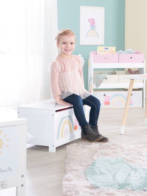 Baúl para juguetes con cierre suave 'Roba Peppa Pig' - Kiabi